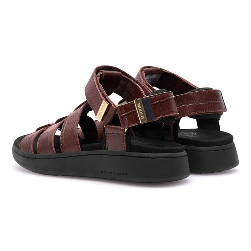 Woden Dame Isabell fisker sandaler 312 Sepia - Billede 2