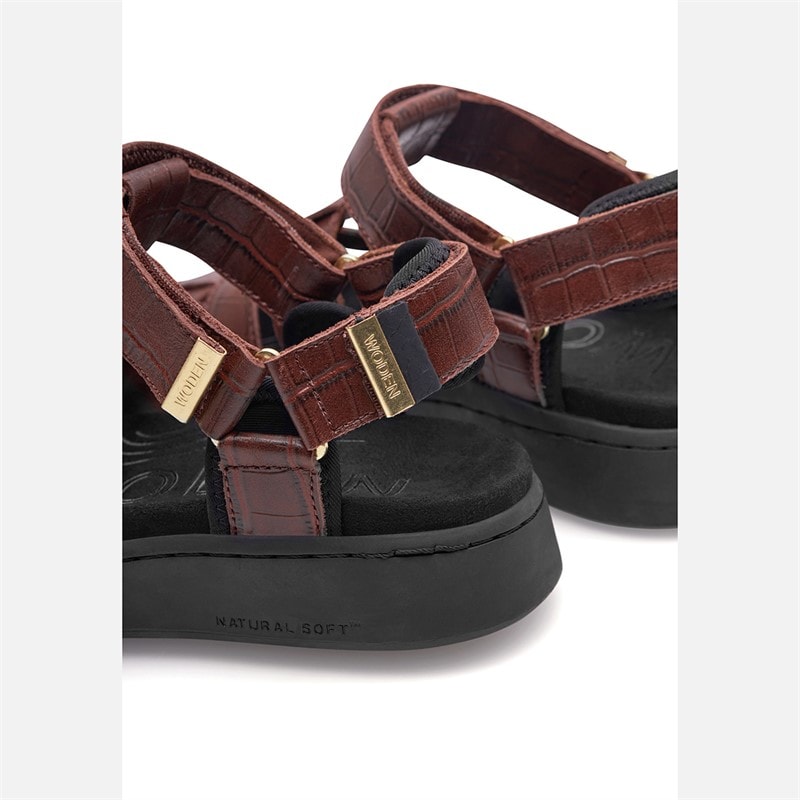 Woden Dame Isabell fisker sandaler 312 Sepia - Billede 3