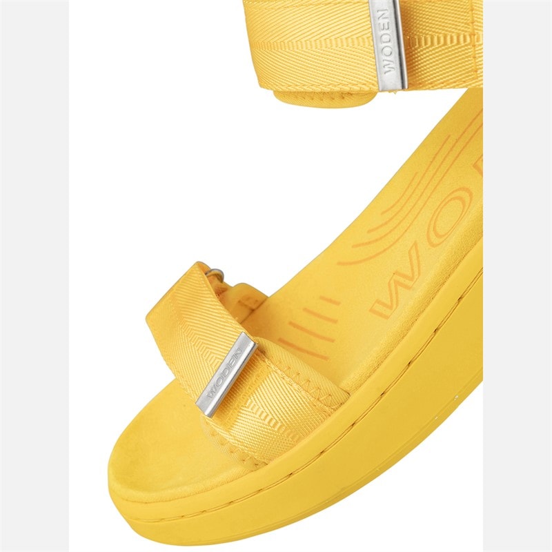 Woden Dame Line Frugt Sandaler 303 Citron - Billede 4