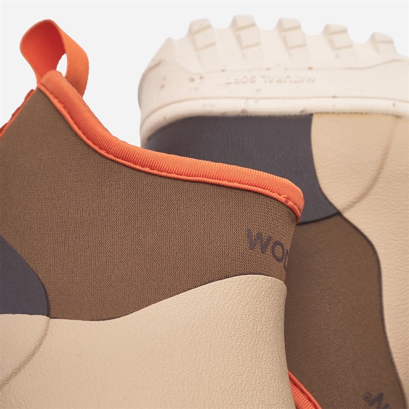 Woden Dame Irene Vandtætte Gummistøvler 259 Coffee Cream Multi - Billede 5