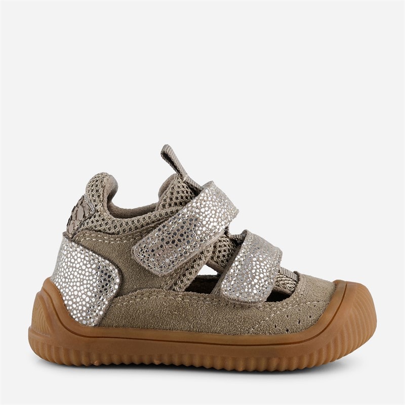 Woden Børn Tristan Perle Sandaler 776 Silver Mink - Billede 1