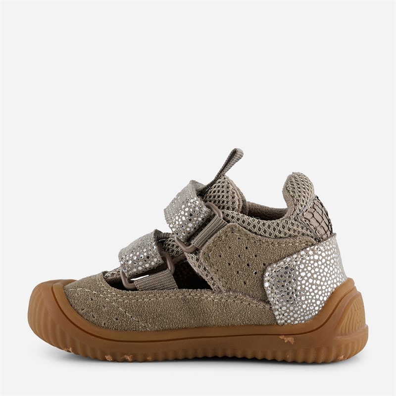 Woden Børn Tristan Perle Sandaler 776 Silver Mink - Billede 5