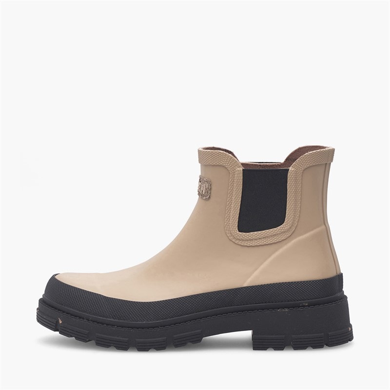 Woden Dame Liv Vandtætte Gummistøvler 852 Coffee Cream - Billede 2