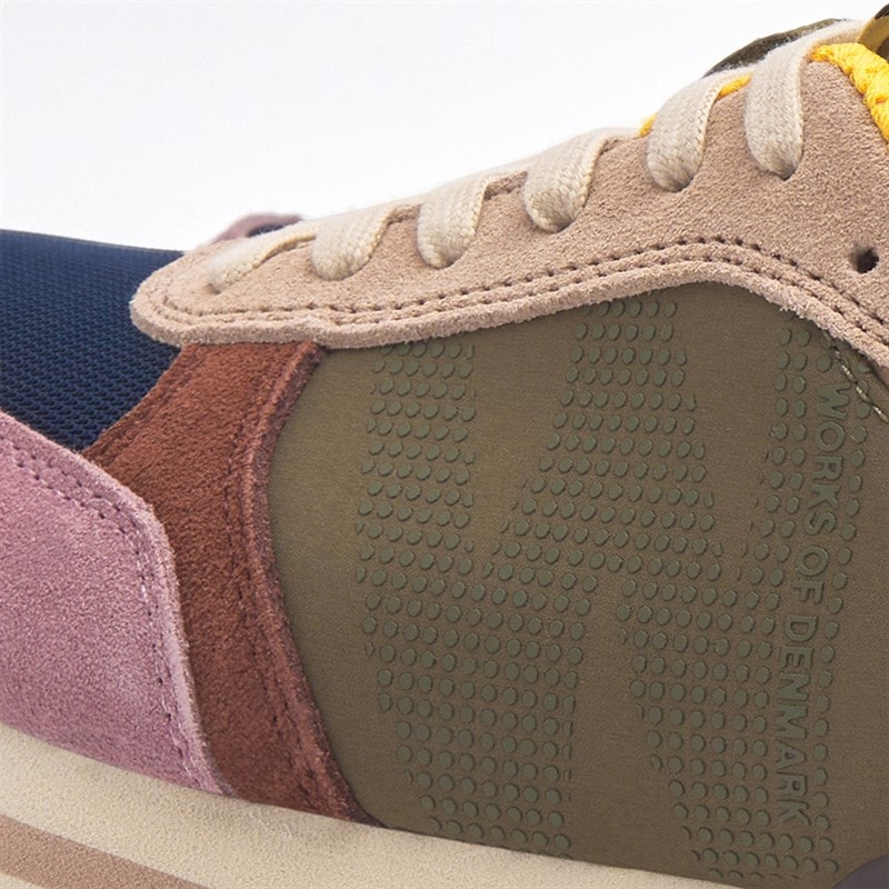 Woden Dame Ronja Plateau Sneakers 255 Dark Algae Multi - Billede 4