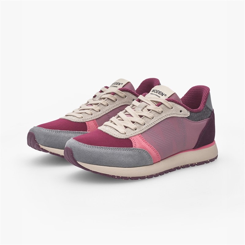Woden Dame Ronja Sneakers 256 Old Rose Multi - Billede 2