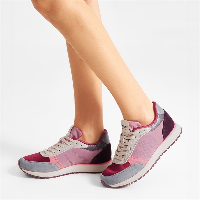 Woden Dame Ronja Sneakers 256 Old Rose Multi - Billede 5