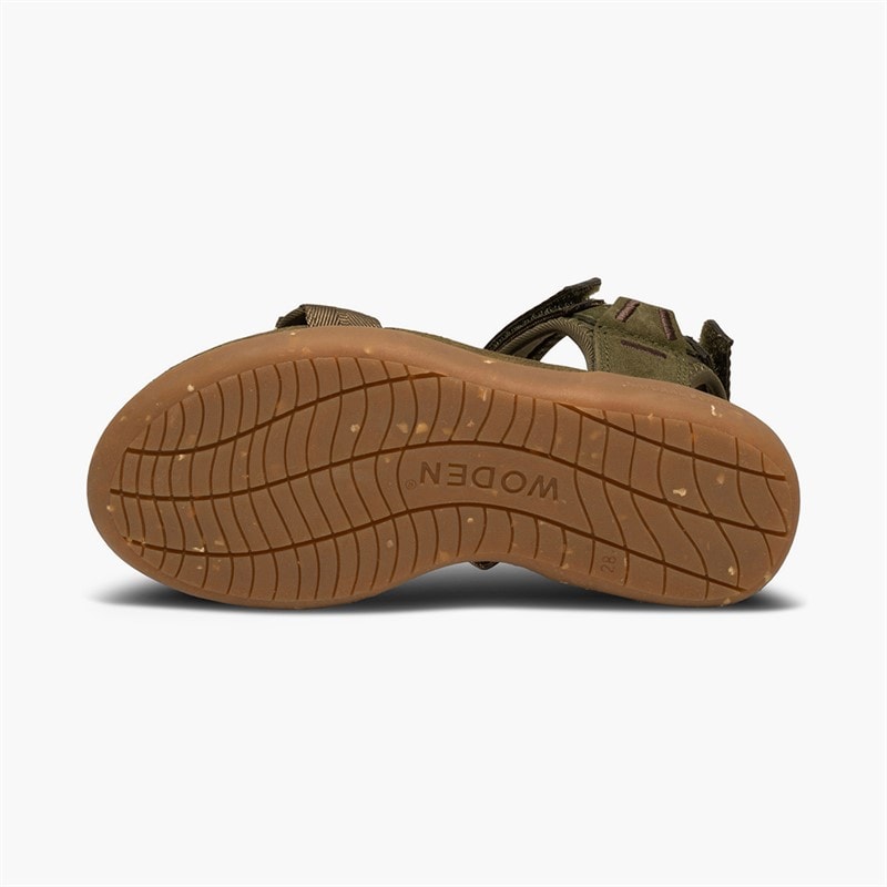 Woden Børne Cirkeline sandaler 295 Dark Olive - Billede 2