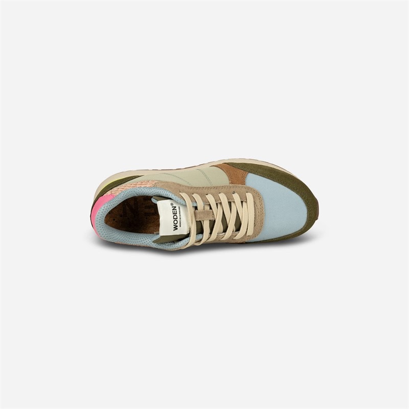 Woden Damesko Ronja Sneakers 189 Stone Multi - Billede 2