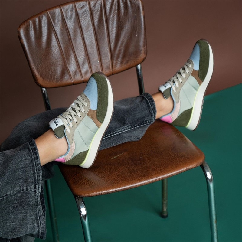 Woden Damesko Ronja Sneakers 189 Stone Multi - Billede 5