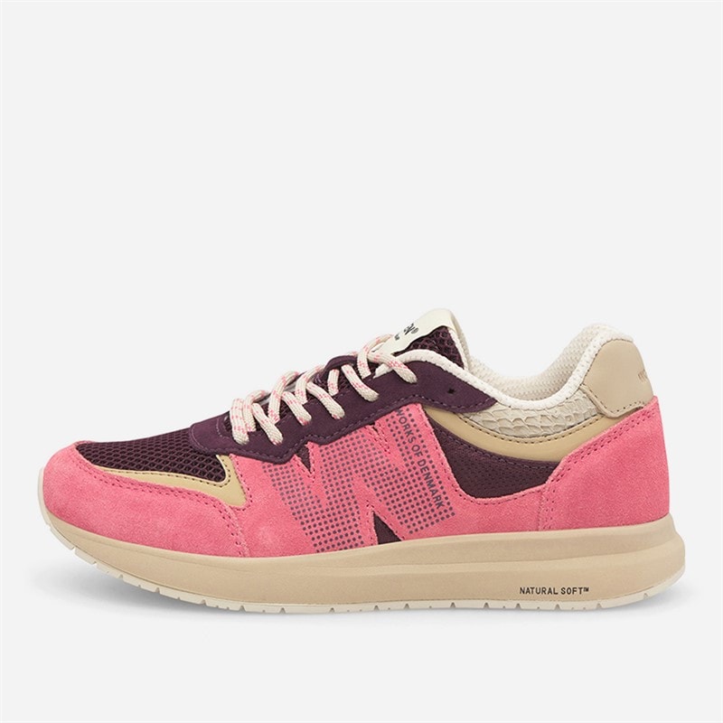 Woden Piger Rigmor Åbne Mesh Sneakers 389 hindbær - Billede 2