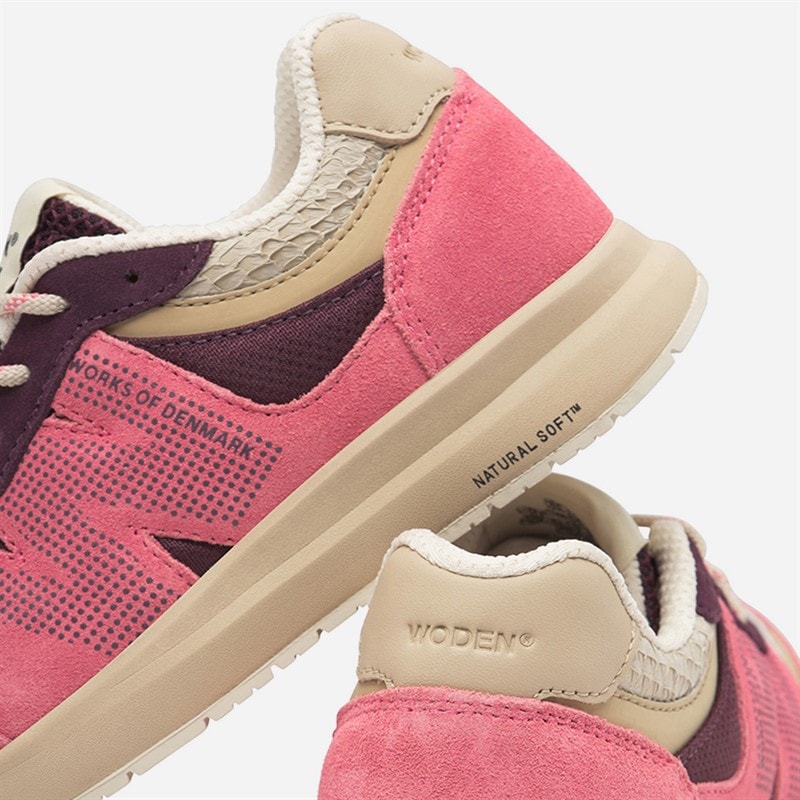 Woden Piger Rigmor Åbne Mesh Sneakers 389 hindbær - Billede 5
