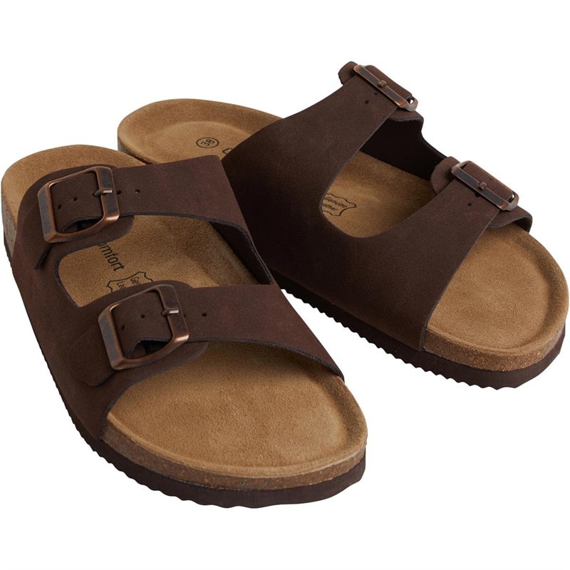 CPH Comfort Toesandaler Mørkebrun - Billede 1