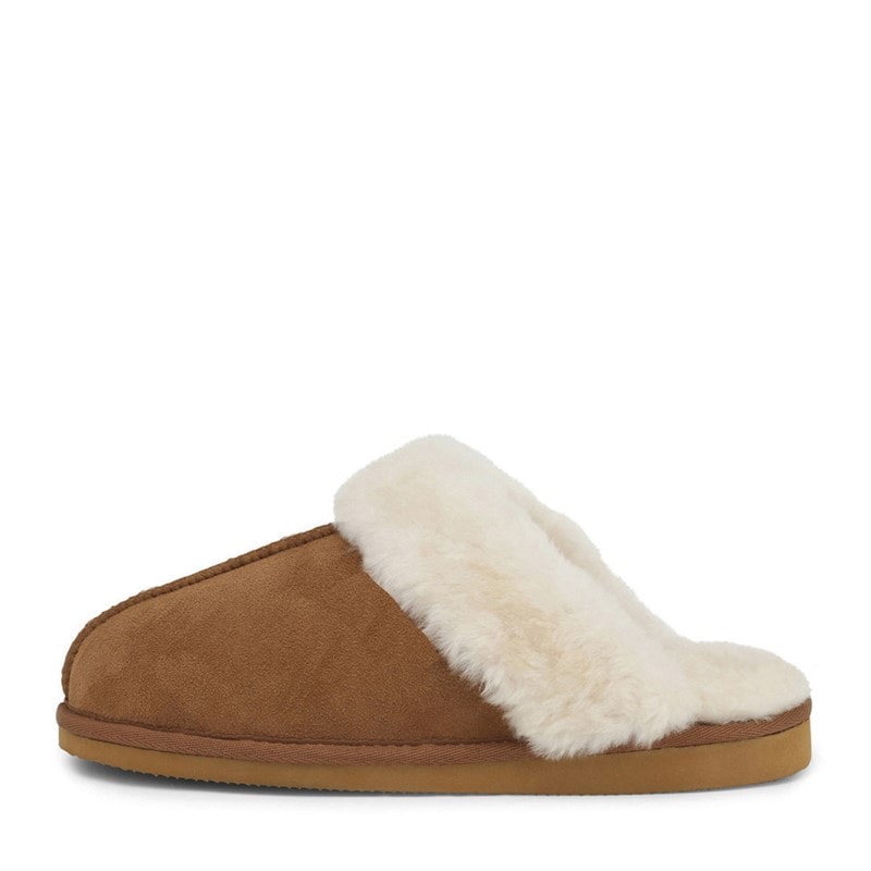 CPH Comfort Dame Slippers Kastanje