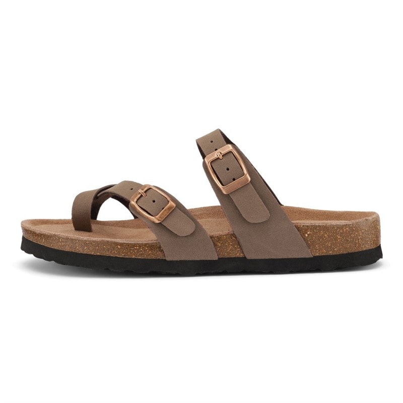 CPH Comfort Dame Bio Cross Over Sandaler Taupe