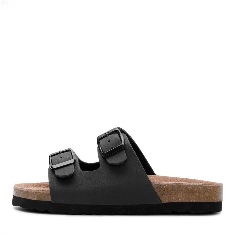 CPH Comfort Børne Sandaler med to Remme Sort - Billede 1