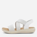 CPH Comfort Dame Chunky Elastische Sandaler Off White Offwhite