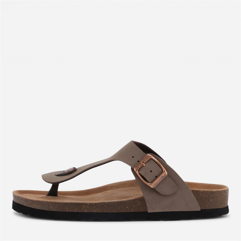 CPH Comfort Dame Bio T-rem sandaler Taupe - Billede 1