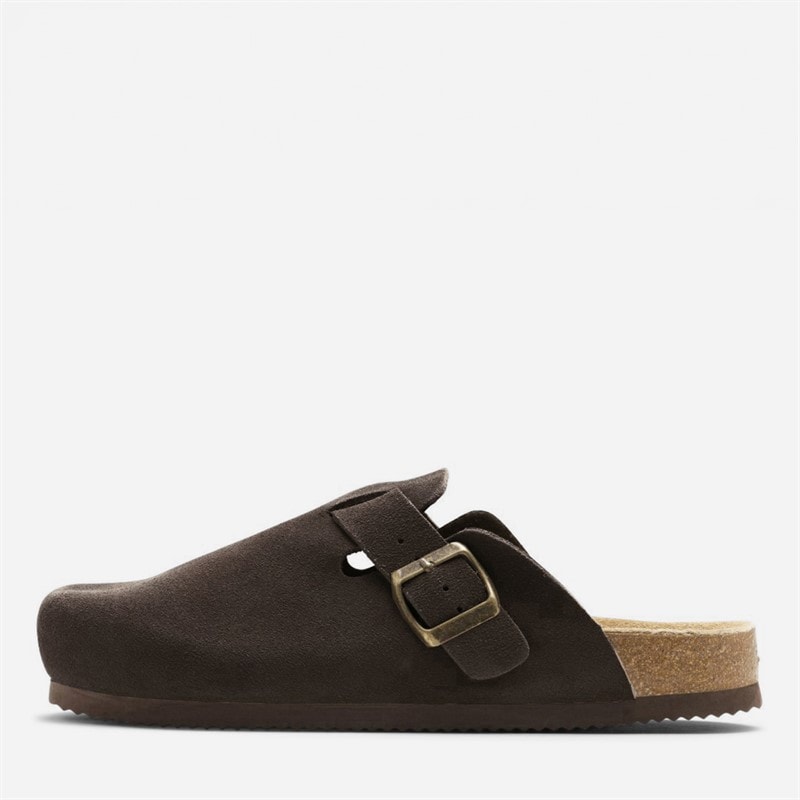 CPH Comfort Bio Clogs Ruskind Sandaler Dark Brown - Billede 1