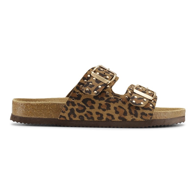 CPH Comfort Dame Bio Nitter Sandaler Leopard - Billede 1
