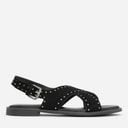 CPH Comfort Dame Kruis Klinknagels Sandaler Sort
