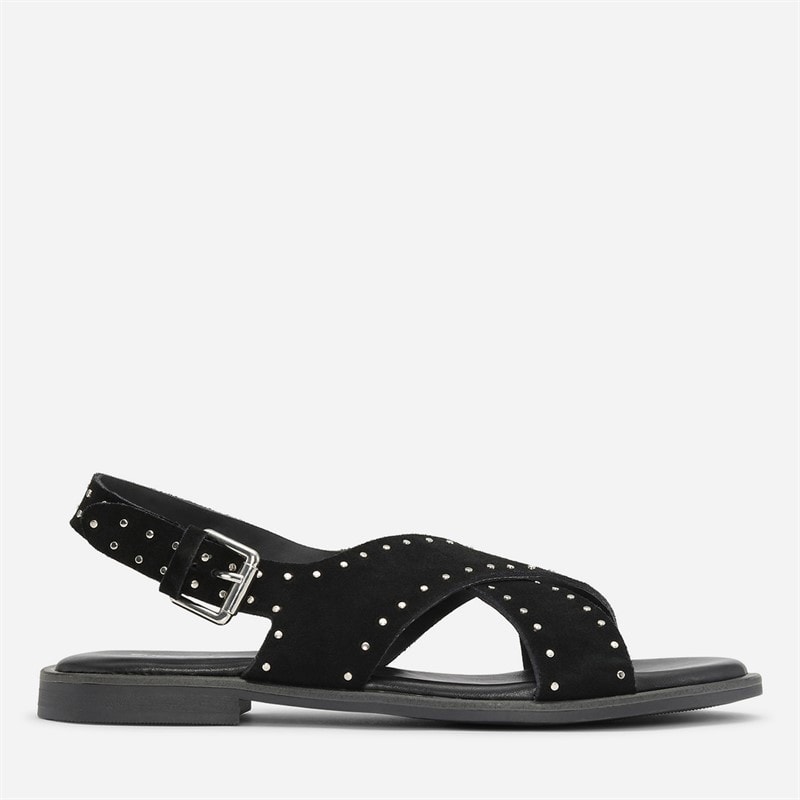 CPH Comfort Dame Kruis Klinknagels Sandaler Sort - Billede 1