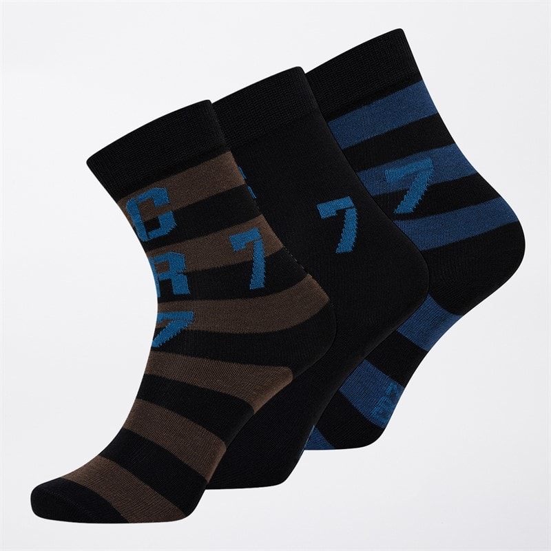 CR7 Børne tre par sokker Multicolour - Billede 1