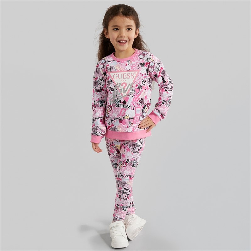 Guess Piger leggings Sticker Collage - Billede 4