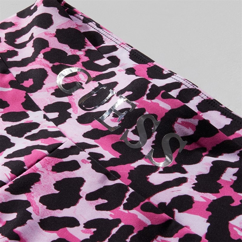 Guess Piger leggings Leopard Pink Combo - Billede 3