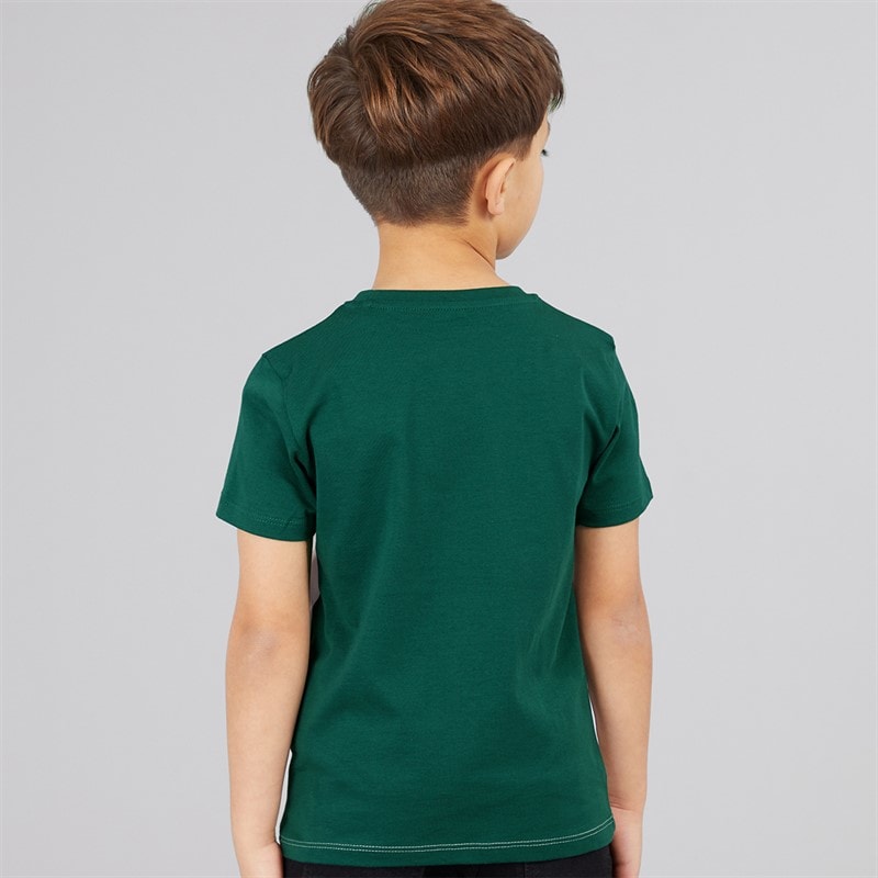 Guess Drenge T-shirt Throwback Green - Billede 2