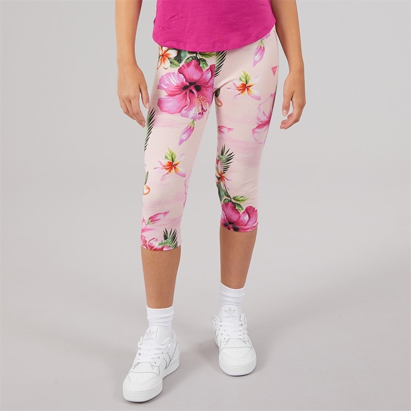 Guess Piger capri leggings Hibiscus Oasis