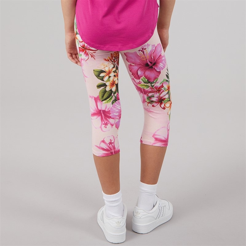 Guess Piger capri leggings Hibiscus Oasis - Billede 2