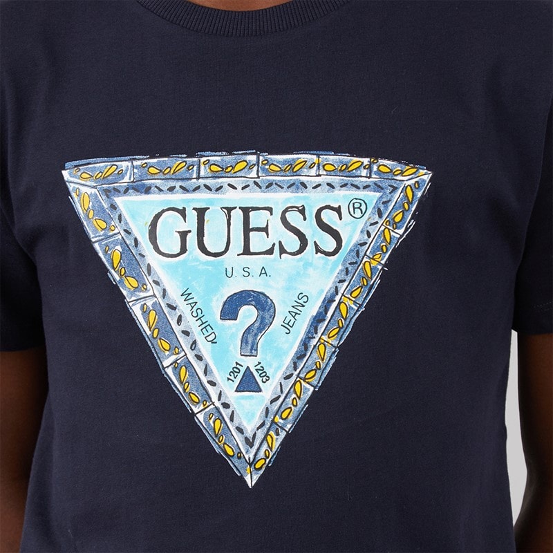 Guess Drenge T-shirt Smart Blue - Billede 3