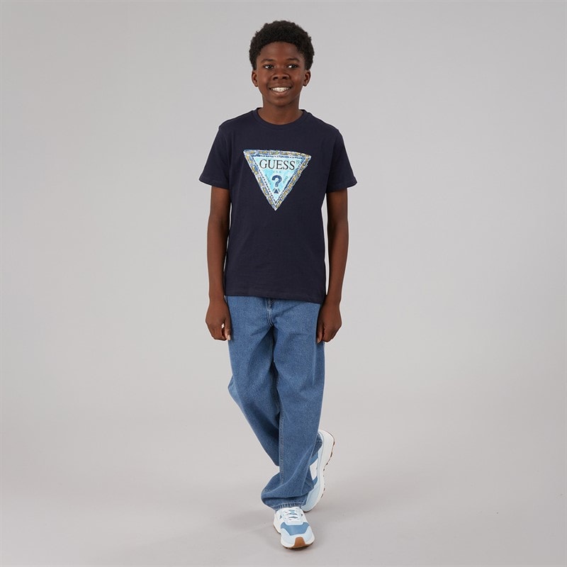 Guess Drenge T-shirt Smart Blue - Billede 4