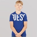 Guess Drenge Minime T-shirt Florescent Blue