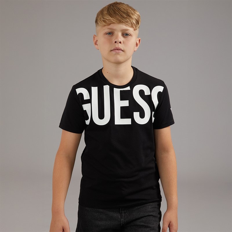 Guess Drenge Minime T-shirt Jet Black A996 - Billede 1