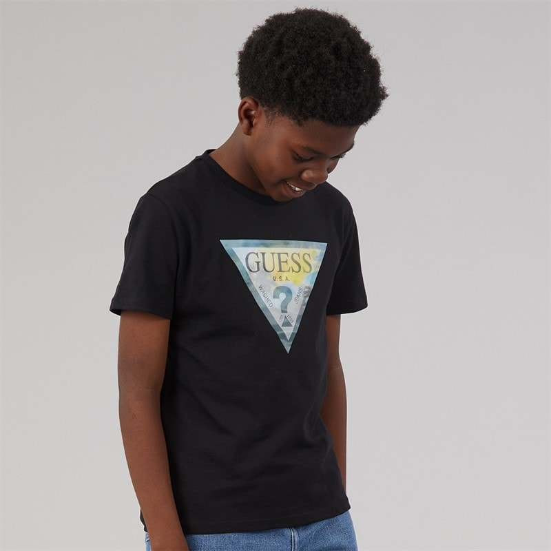 Guess Drenge T-shirt Jet Black A996 - Billede 3