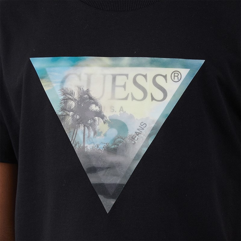 Guess Drenge T-shirt Jet Black A996 - Billede 5