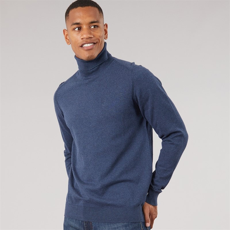 Indicode Herre Van Paul strikket jumper - Navy Mix