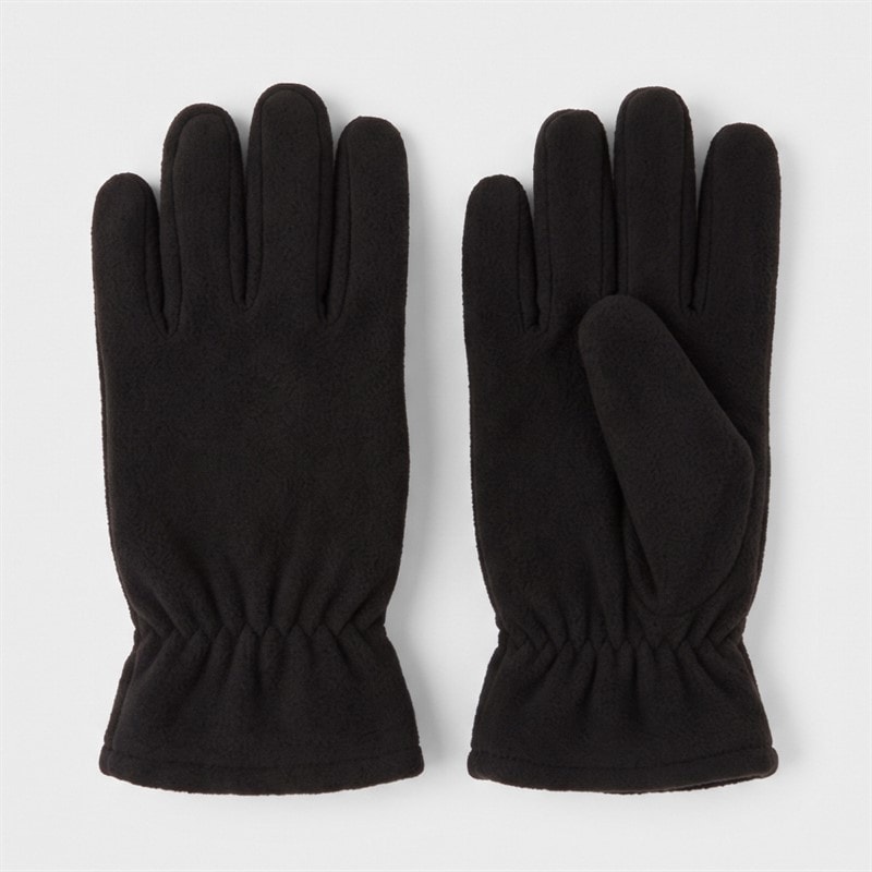 True North Børn flatfleece handsker - Sort