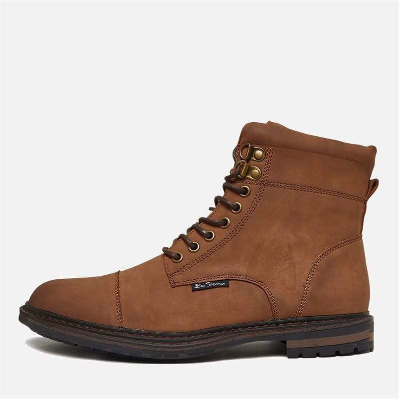 Ben Sherman Herre bonneville brogue støvler - Caramel