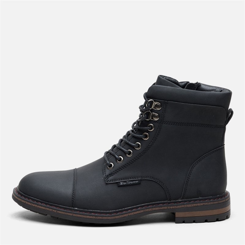 Ben Sherman Herre bonneville brogue støvler - Sort
