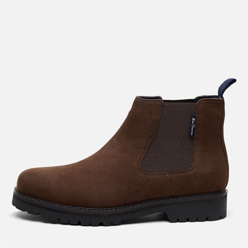 Ben Sherman Herre chesterley chelsea-støvler - Brown IMI Suede