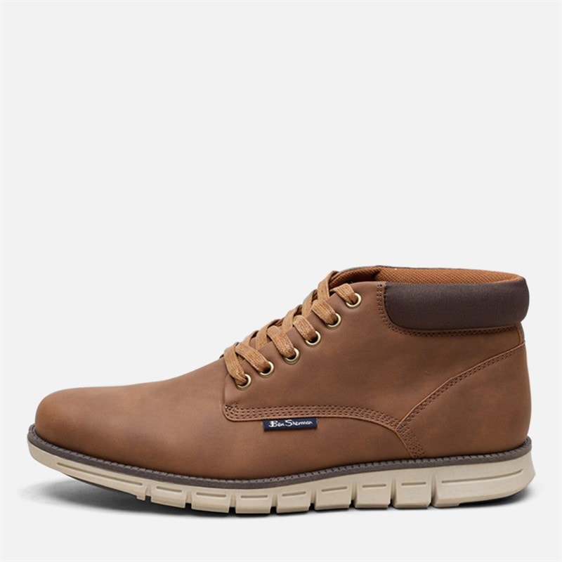 Ben Sherman Herre carlton chukka-støvler - Tan/Brun