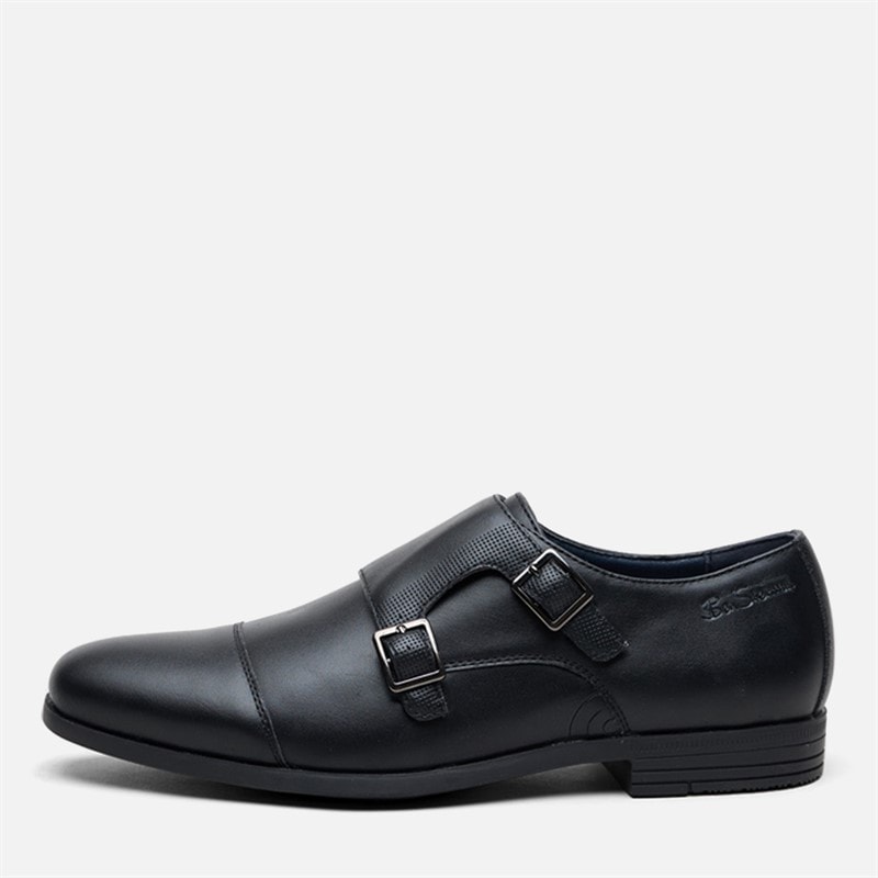 Ben Sherman Herre rick monk sko - Sort