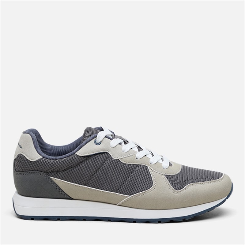 Ben Sherman Herre cruiser trainers - Grå/Hellgrå