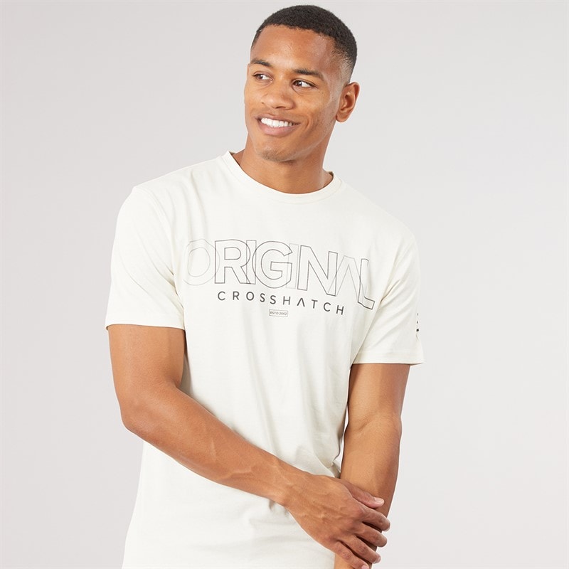 Crosshatch Herre carrimoore t-shirt - Off White