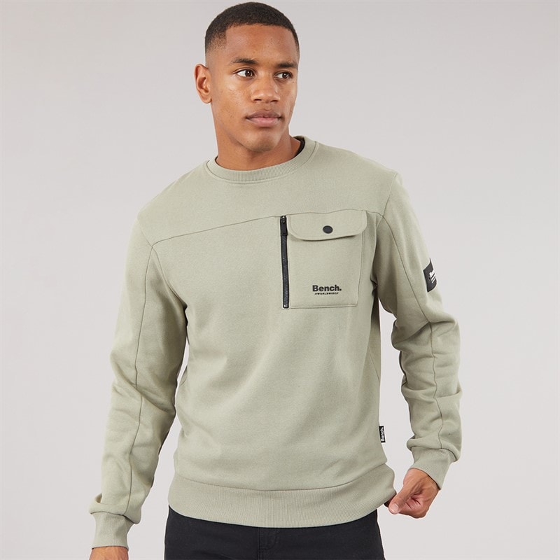 Bench Herre rissio utility sweatshirt - Sage