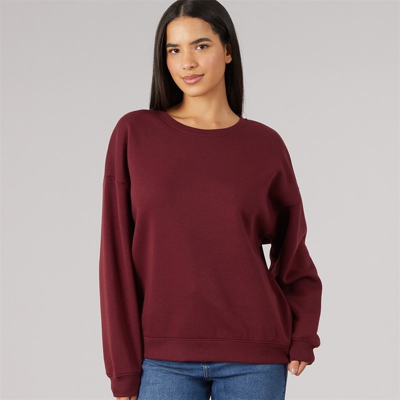 Board Angels Dame oversized sweatshirt - Bordeaux