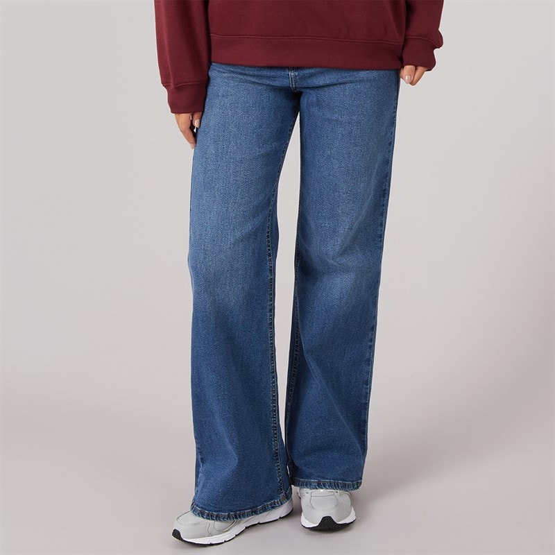 Board Angels Dame willow flared jeans - Mid Blue