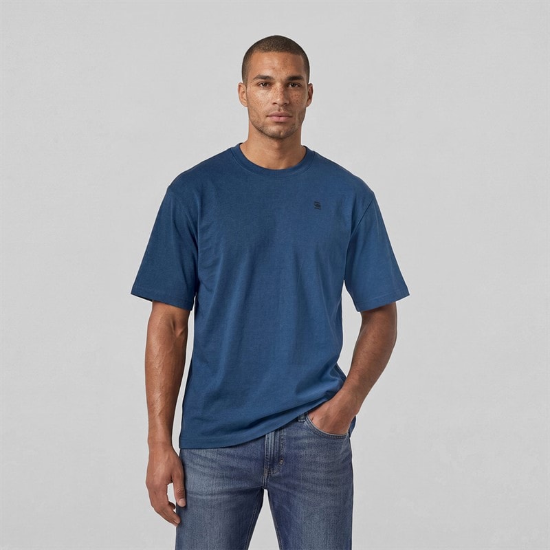 G-STAR Herre boxy t-shirt - Mid Blue